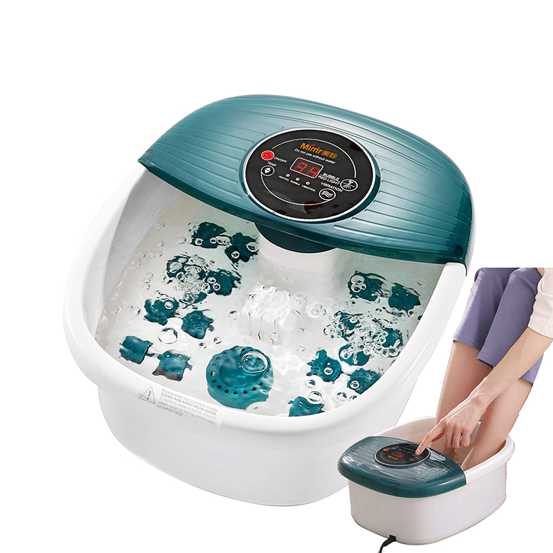 Masseur de bain spa pour les pieds MM-19A avec bulles de chaleur et massage par vibrations