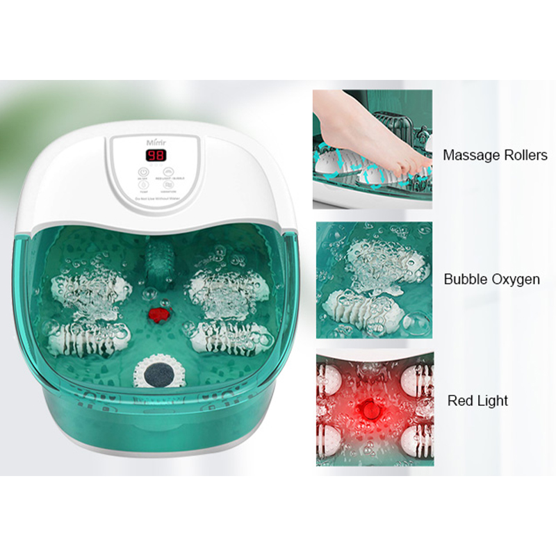 Masseur de bain spa pour les pieds MM-20A-3 avec chaleur et quatre grands rouleaux de massage