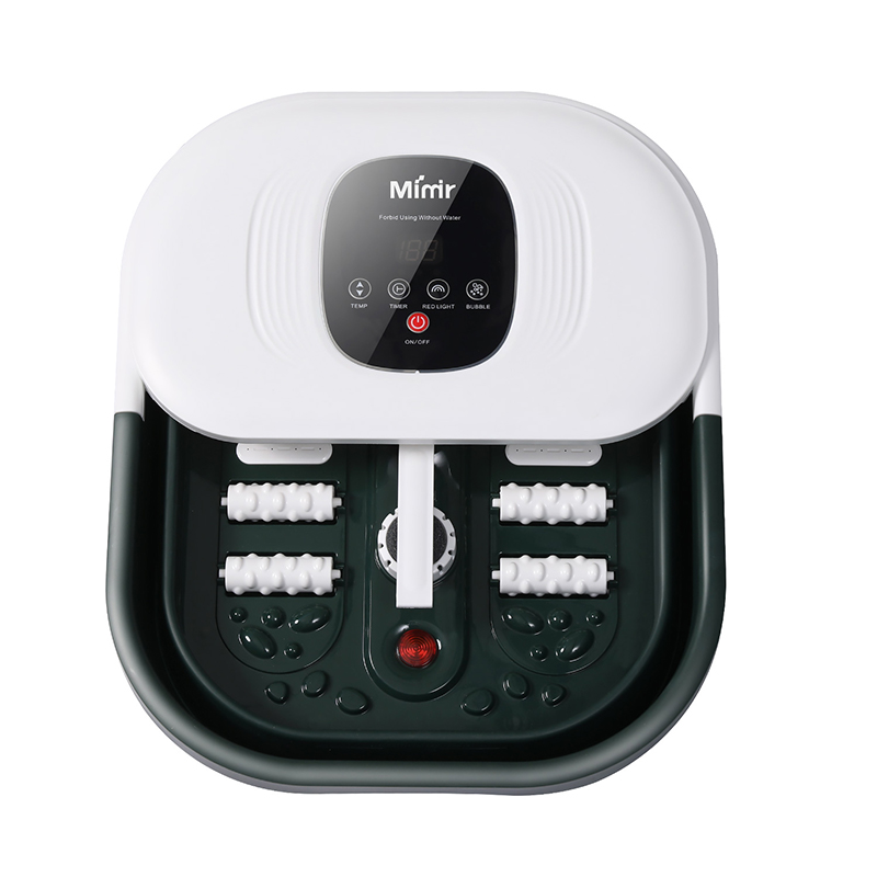 Machine de spa pliable pour les pieds, avec pierre ponce, pour Massage relaxant des pieds, MZD-22B-1