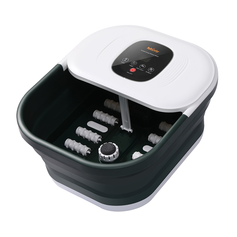 Machine de spa pliable pour les pieds, avec pierre ponce, pour Massage relaxant des pieds, MZD-22B-1