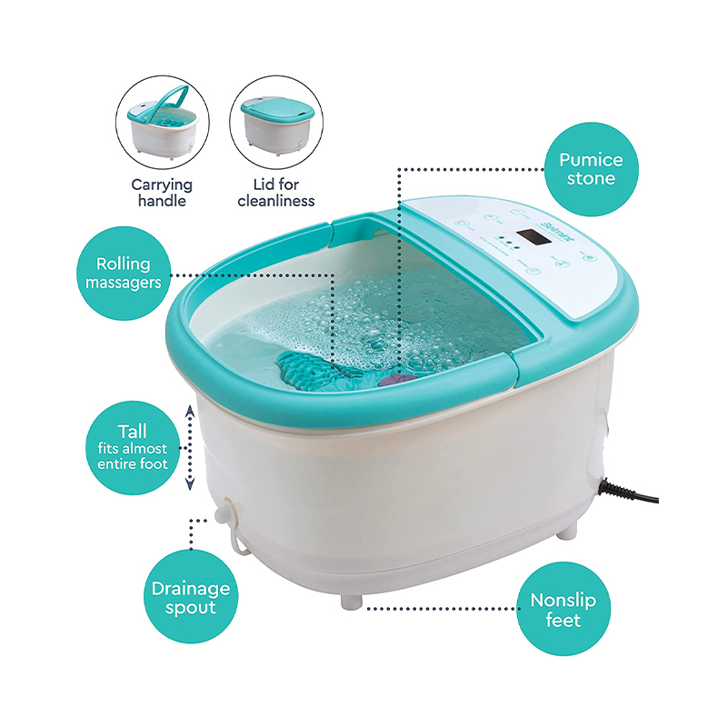 Masseur automatique de bain spa pour les pieds KY-888 avec bulles d'oxygène