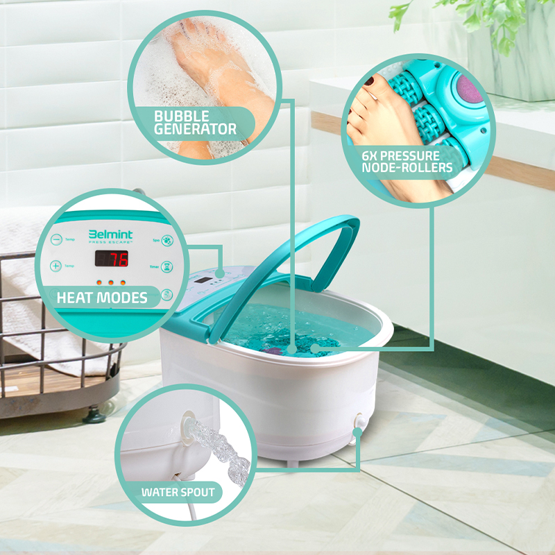 Masseur automatique de bain spa pour les pieds KY-888 avec bulles d'oxygène