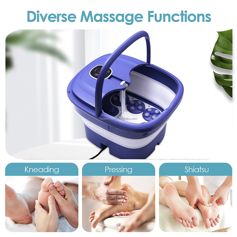 Machine pliable de station thermale de pied de massage automatique de MZD-03F pour l'usage à la maison