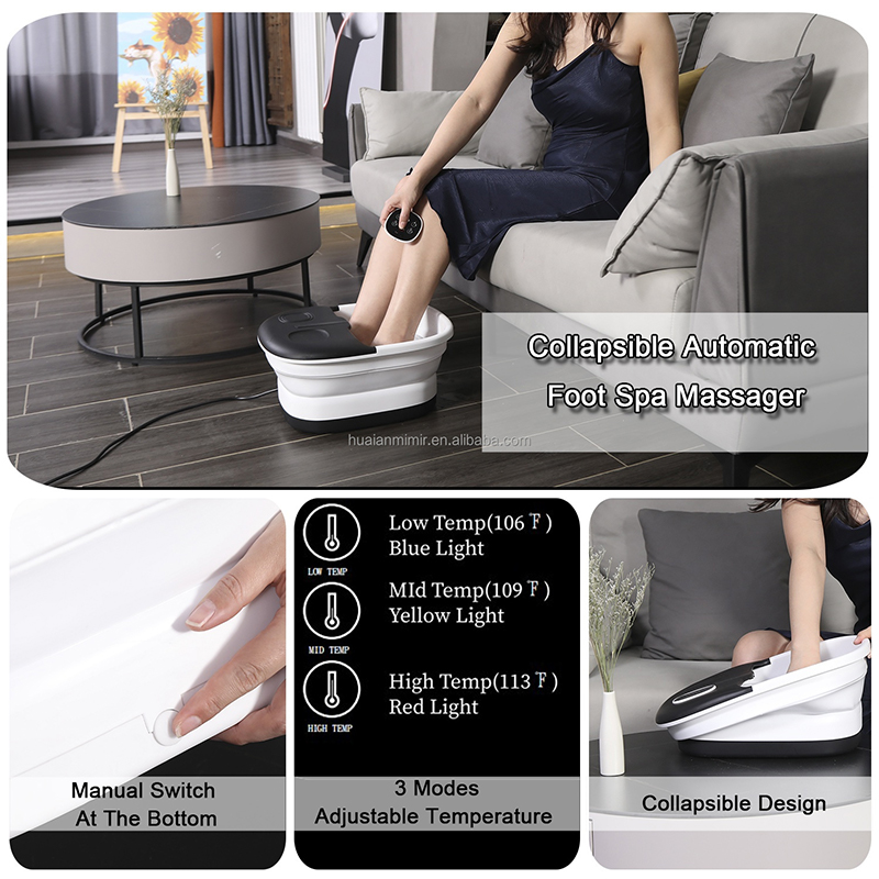 Machine pliable de station thermale de pied de MZD-02D pour le massage de relaxation de pied