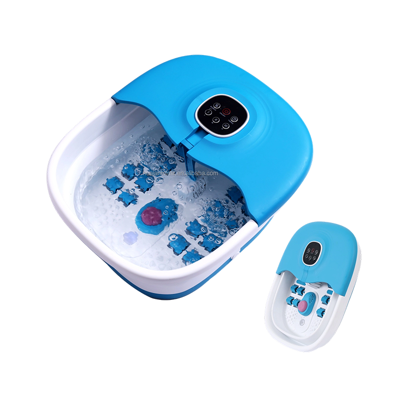 Machine de spa pliable pour les pieds, MZD-02F, avec 16 rouleaux de massage et boîte à médicaments