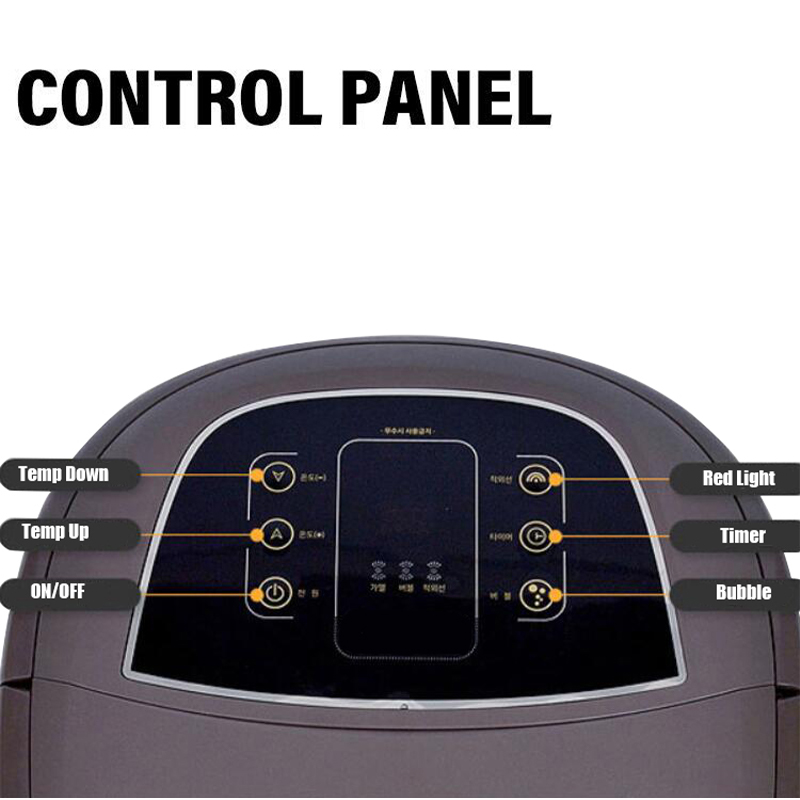 Machine automatique de massage de bain de spa de pieds JD-618 avec rouleaux de massage rotatifs